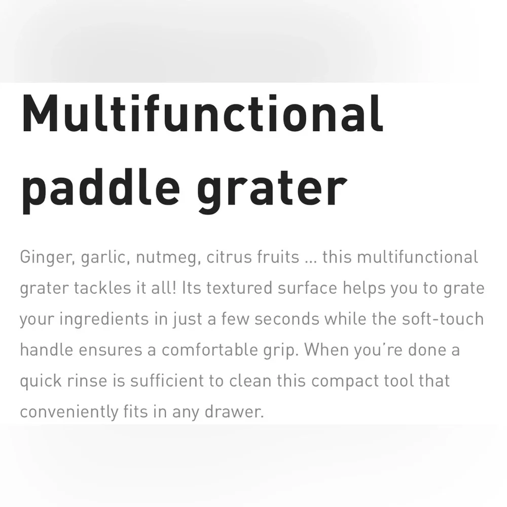 Berghoff Multifunctional Paddle Grater - Picture 3 of 9
